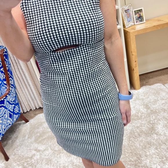 Volcom Coco Black and White Check Textured Knit Dress Size M Reg. $62 - Picture 11 of 13